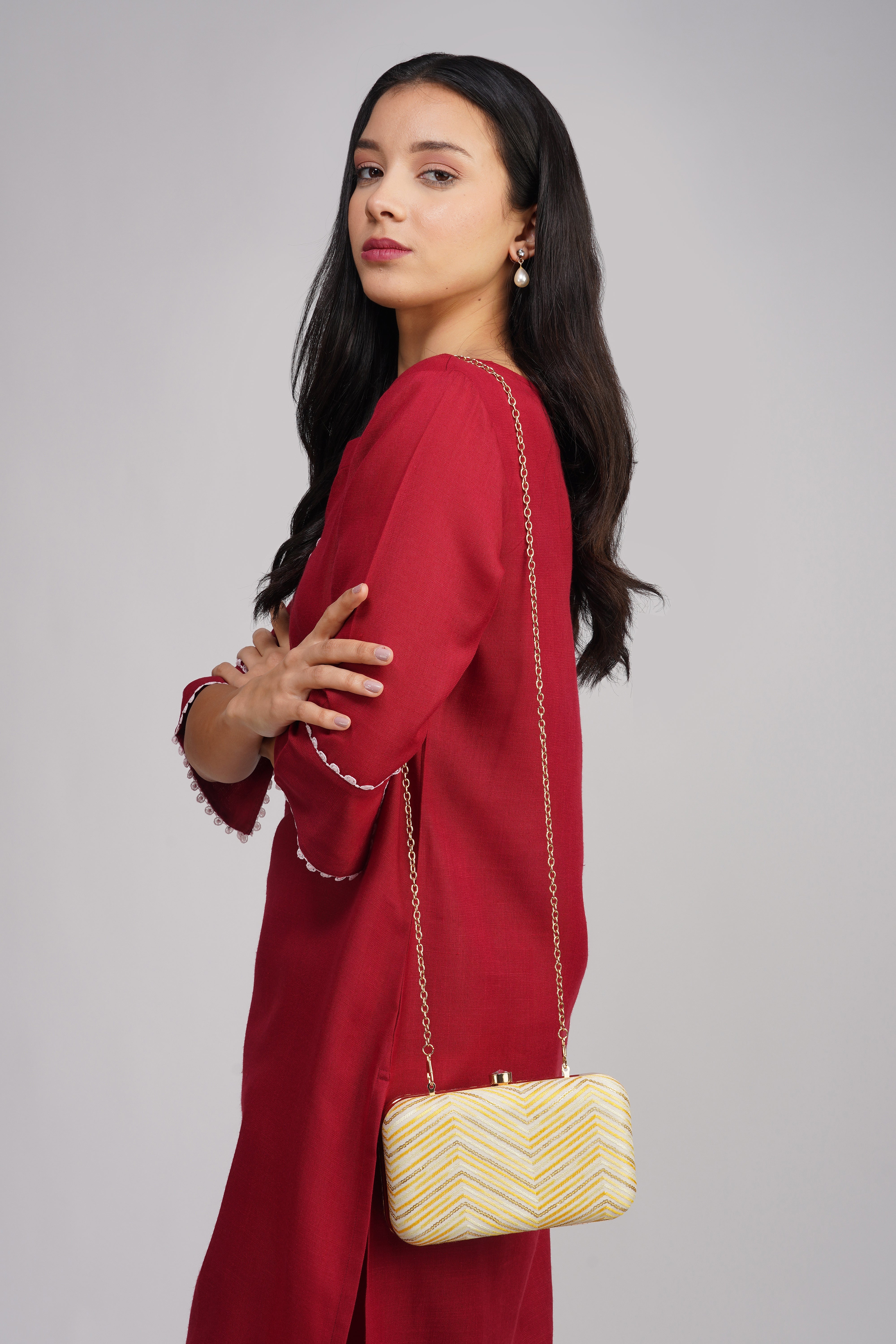 Nice-G Cultural Crafted Clutch for Indian Weddings & Occasions